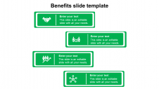Attractive Benefits Slide Template Design Presentation